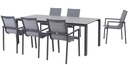 Chaise de jardin BARI anthracite – Aluminium rembourré – Taste by 4 Seasons Outdoor