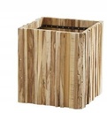 Pot de fleurs en teck - hauteur 50 cm 45x45 cm - PACO - 4 SEASONS, 213862, paco, 8720087010366