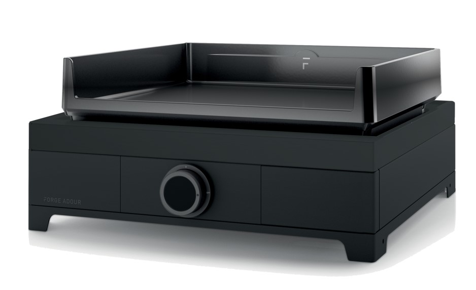 [FA - MODERN G 45 A N] Plancha Gaz Forge Adour Modern 45 En Acier Noir – Compacte, Élégante et Ultra Performante