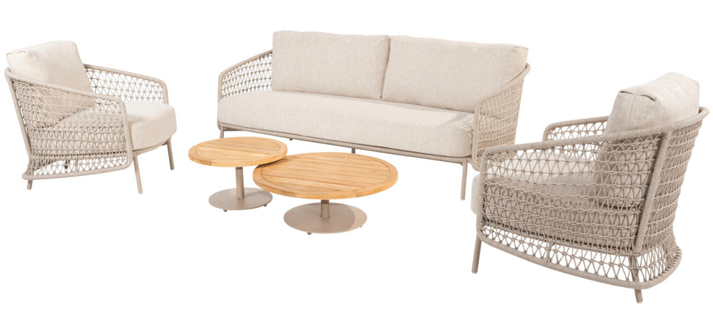 [4SO-213936 213937] Salon de jardin Puccini 4 Seasons Outdoor – mobilier extérieur haut de gamme Belgique