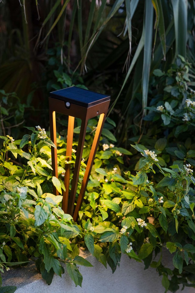 [LES JARDINS - TINKA64] Torche solaire Les Jardins TINKA64 – borne lumineuse LED rechargeable 300 lumens pour jardin et allées