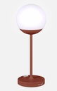 Lampe à poser MOOON! Fermob - H.41 cm - ocre rouge