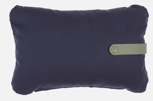 Coussin d’extérieur Fermob Color Mix Bleu Nuit 44x30 cm – coussin de jardin résistant UV et déperlant