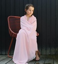 Fouta de plage Fermob Color Mix Rose Poudré – Drap de plage coton & éponge - 200 x 100 cm