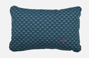 Coussin d’extérieur Fermob Envie d’ailleurs Bleu Pétrole 44x30 cm – coussin design résistant UV pour jardin et terrasse