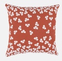 Coussin d’extérieur Fermob Trèfle Ocre Rouge 44x44 cm – coussin décoratif résistant UV pour jardin et terrasse