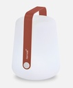 Lampe BALAD FERMOB H.25 cm - Ocre rouge - Design: Tristan LOHNER