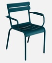 Chaise LUXEMBOURG BRIDGE couleur : Bleu acapulco - FERMOB