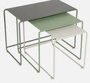 Trilogie de tables gigagnes OULALA - Romarin / Cactus / Gris argile FERMOB, CACTUS, GRIS ARGILE, ROMARIN, 900905, OULALA