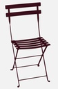 Chaise en métal BISTRO - couleur: cerise noire - FERMOB