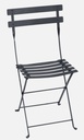Chaise en métal BISTRO - couleur: Carbone - FERMOB
