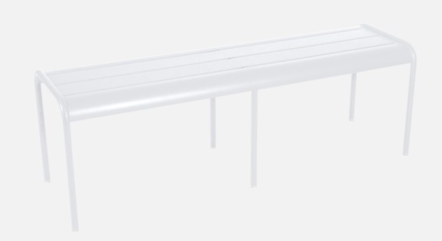 LUXEMBOURG Banc FERMOB en aluminium 3/4 places 