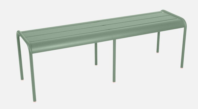 LUXEMBOURG Banc FERMOB en aluminium 3/4 places 