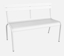 Banc de jardin en aluminium à dossier LUXEMBOURG de FERMOB