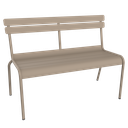 LUXEMBOURG Banc de jardin en aluminium à dossier de FERMOB