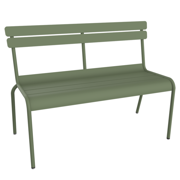 [FERMOB-411682] LUXEMBOURG Banc de jardin en aluminium à dossier de FERMOB (Cactus)