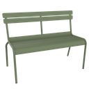 LUXEMBOURG Banc de jardin en aluminium à dossier de FERMOB