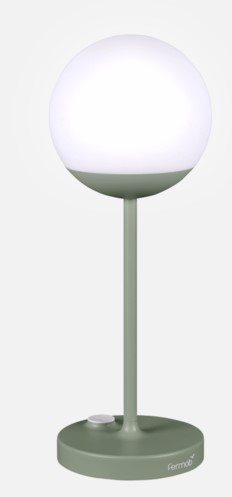 [FERMOB-530382] Lampadaire Fermob Mooon! H41cm – lampe LED rechargeable sans fil design Tristan Lohner pour intérieur et extérieur (Cactus)