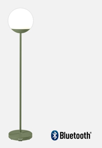[FERMOB-531082] Lampadaire Fermob Mooon! H134 – lampe LED rechargeable sans fil design Tristan Lohner pour intérieur et extérieur (Cactus)