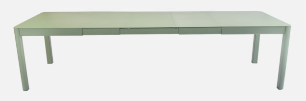 [FERMOB-522282] RIBAMBELLE XL - Table Extensible en aluminium  149/299x100cm - FERMOB (Cactus)