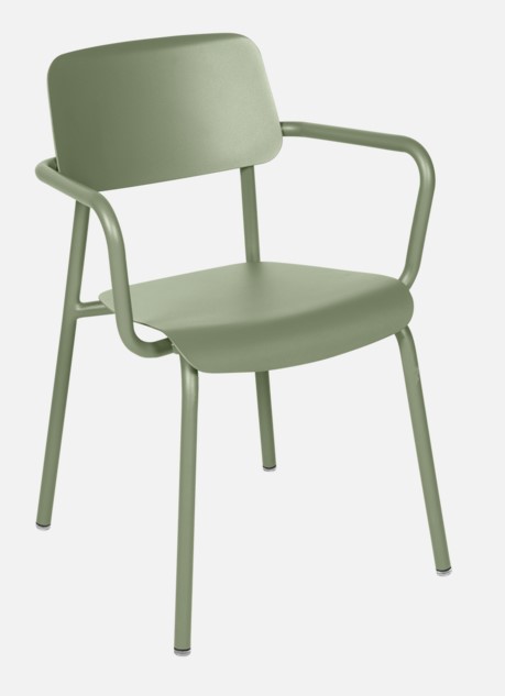 [FERMOB-691282] STUDIE bridge chaise en aluminium de FERMOB (Cactus)