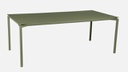 CALVI Table en aluminium - 195 x 95 cm - FERMOB, TABLE, FERMOB, CALVI, 8740