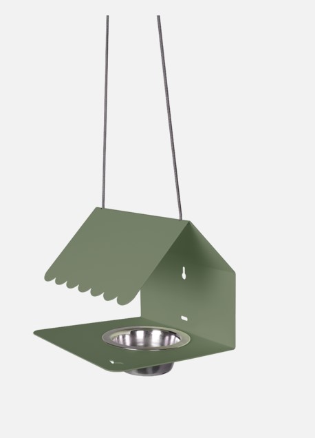 [FERMOB-308982] Mangeoire à oiseaux PICOTI Fermob – Mangeoire design extérieure en acier (Cactus)