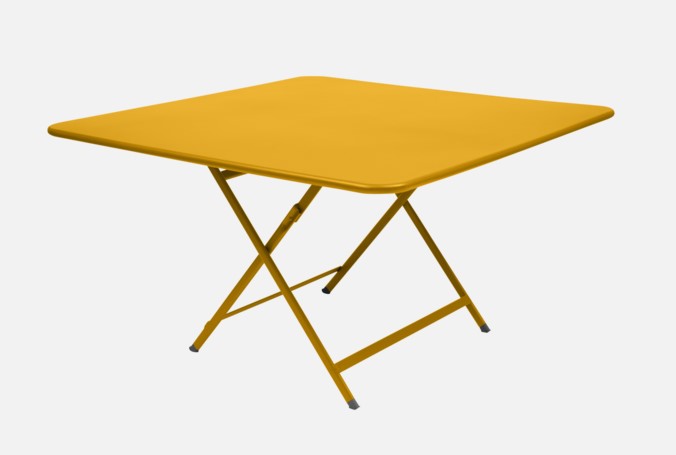 CARACTERE Table en acier pliante - 128 x 128 cm de FERMOB, TABLE 5930