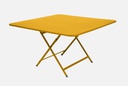 CARACTERE Table en acier pliante - 128 x 128 cm de FERMOB, TABLE 5930