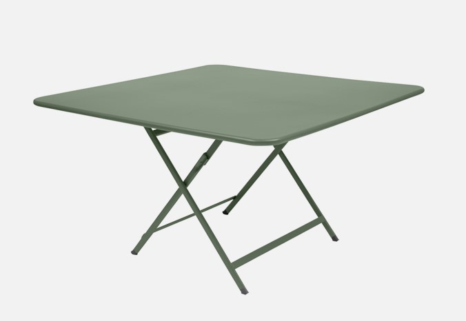 [FERMOB-593082] CARACTERE Table en acier pliante - 128 x 128 cm de FERMOB, TABLE 5930 (Cactus)