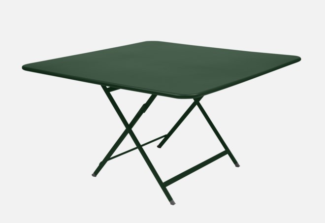 CARACTERE Table en acier pliante - 128 x 128 cm de FERMOB, TABLE 5930