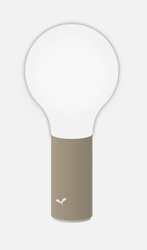 Lampe H.24 cm APLO - FERMOB Design: Tristan Lohner, LAMPE, APLO, 3410