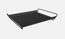 Plateau Fermob Alto 53 x 38,5 cm – Plateau de service design en acier pour intérieur et extérieur