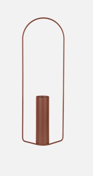 Vase rectangulaire ITAC Fermob H76 cm – Vase design en métal pour intérieur et extérieur