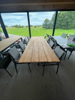 Ensemble de jardin - MINERVA - MELBOURNE avec 8 chaises - 4 SEASONS, MINERVA, 19842, 19844, 91404, MELBOURNE