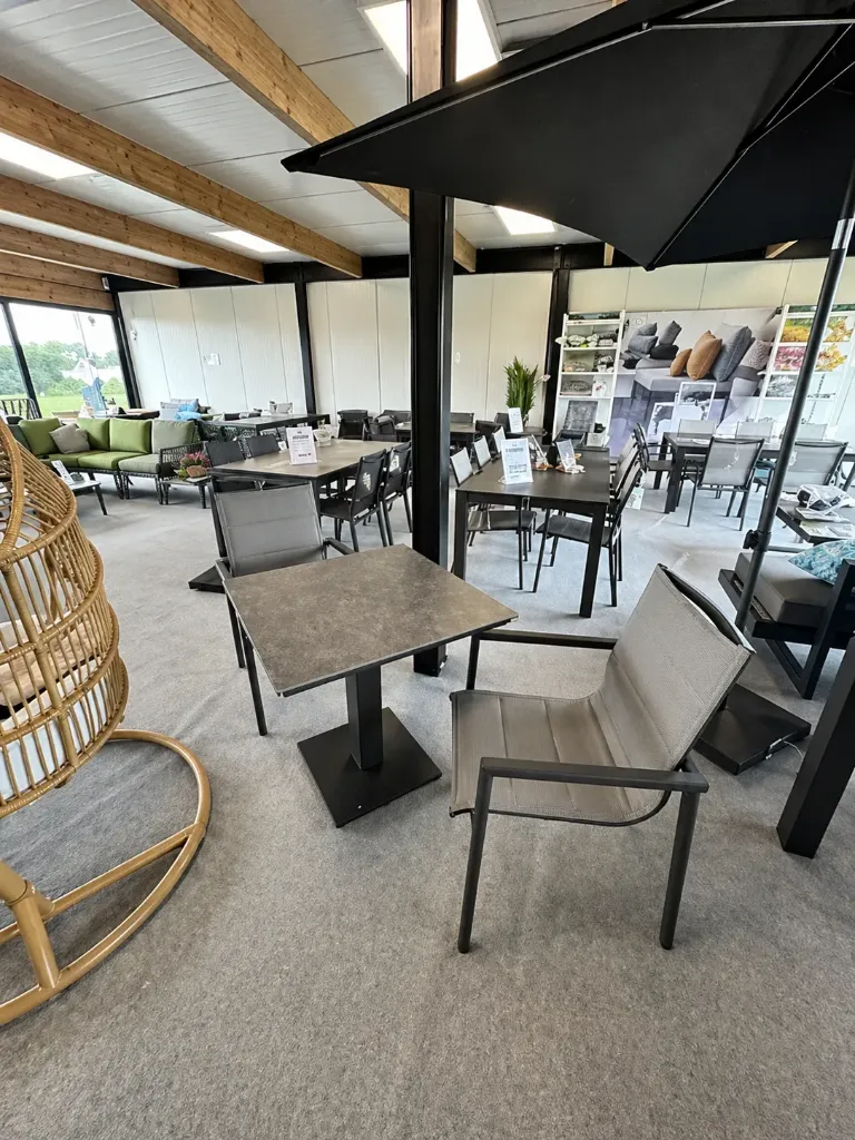 Ensemble de jardin en aluminium/céramique - TITAN - BARI avec 2 chaises - Taste by 4 Seasons