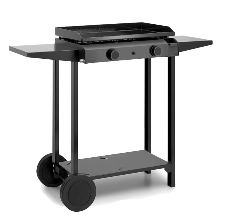 [FA - CHBA60 BASEG60A] Set Plancha Au Gaz Forge Adour Base 60 avec Chariot – L’Essentiel de la Cuisine d’Extérieur Conviviale
