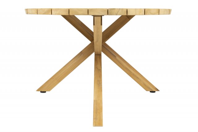 Pieds en teck pour table ronde PRADO - 4 SEASONS