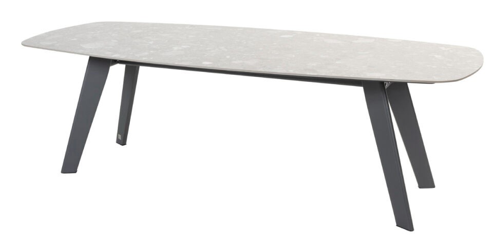 [4SO-17034 17036] Table MONTANA en aluminium avec plateau Terrazzo en céramique - 4 SEASONS, 17034, MONTANA, 17036