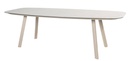 Table de jardin MANOLO latté 240 x 103 cm – Aluminium & plateau céramique – Taste by 4 Seasons Outdoor