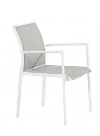 Chaise de jardin MELBOURNE BLANCHE - TASTE by 4 seasons outdoor, MELBOURNE, 91289