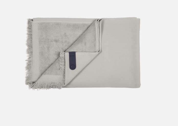 Fouta 200 x 100 cm - gris galet - Color MIX de Fermob, COLOR MIX, FERMOB, FOUTA, 3102XX, 3102, 3102B2, GRIS GALET, GALET