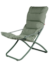 Fauteuil relax FIAM Fiesta Soft Vert Sauge – chaise longue réglable 3 positions pour jardin et terrasse