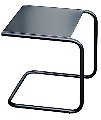 Table d'appoint CLUB en aluminium anthracite de Fiam, CLUB, FIAM