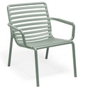 Fauteuil relax DOGA Menta – Résine fiberglass vert menthe – Nardi Outdoor