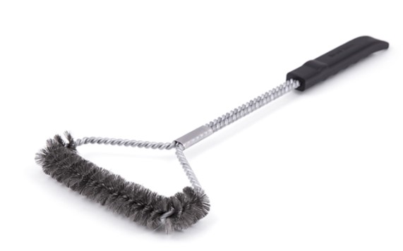 [BROIL KING - 65641] Brosse BBQ Triangulaire Inox Broil King 65641 – Nettoyage Profond & Accès aux Zones Difficiles
