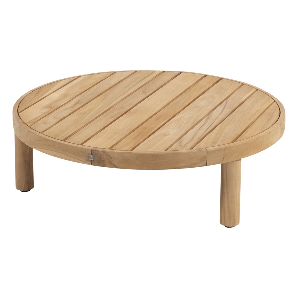 Table basse FINN ronde D.80cm en teck par 4 seasons, FINN