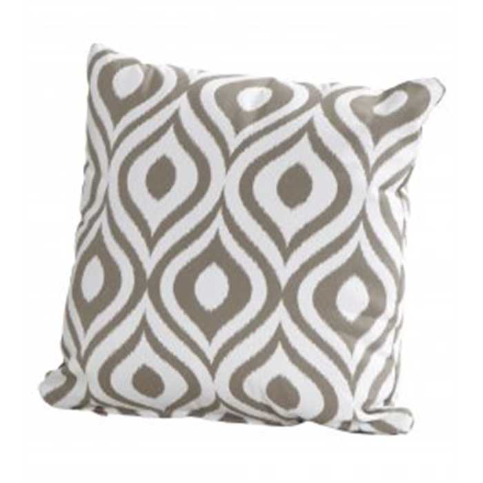 Coussin d’extérieur 4 Seasons Outdoor Pinamar taupe 30x30 cm – coussin décoratif résistant UV pour jardin et terrasse