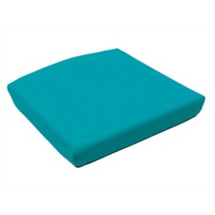 Coussin d’assise  bleu 72x72x10 cm gris ardoise – coussin extérieur confort pour lounge et table d’appoint