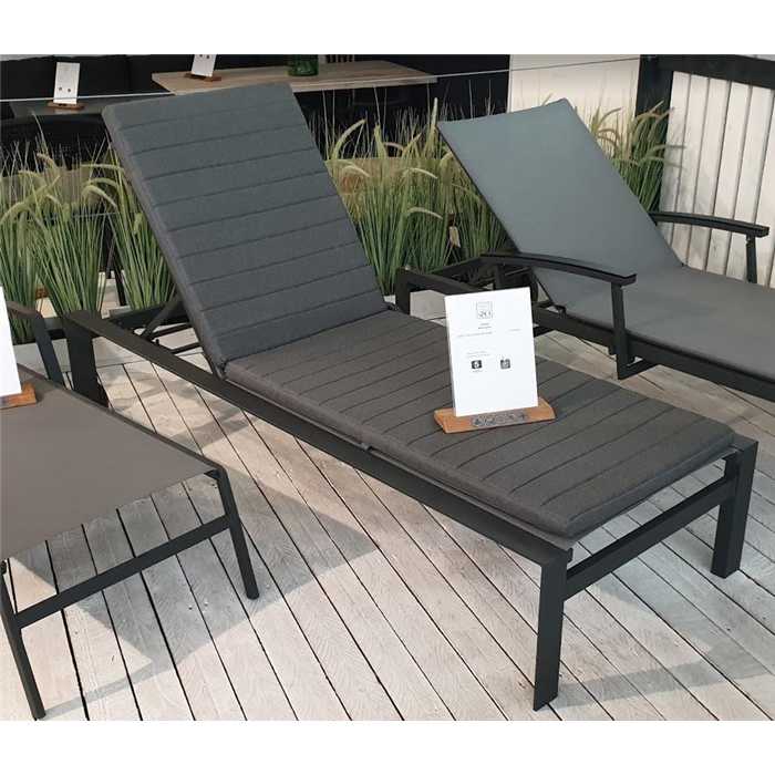 Coussin de transat Taste 4SO 91056 – matelas universel pour bain de soleil extérieur 200x64 cm